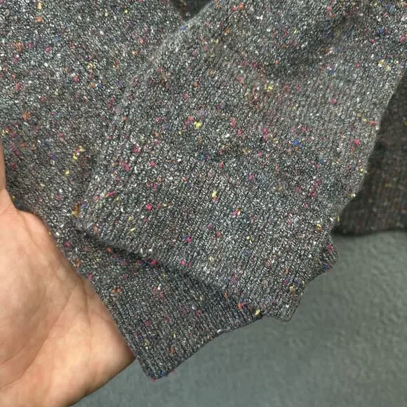 NWT LOU & GREY for LOFT Cowl Neck Sweater Oversized Sloucy Multi Purple Cozy - Picture 4 of 10